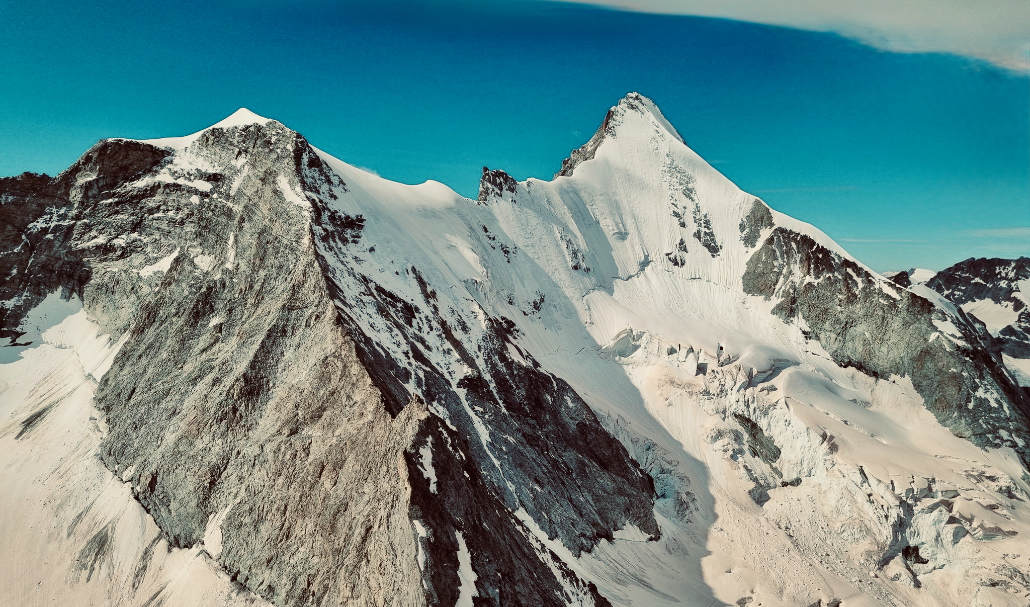 Obergabelhorn – Arbengrat (AD,III+)